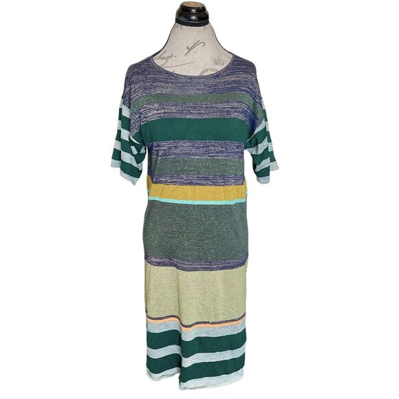 H&M Womens Shirt Dress Sz Small Preppy Minimalist Minimal Neutral Retro Nirvana - Picture 2 of 14